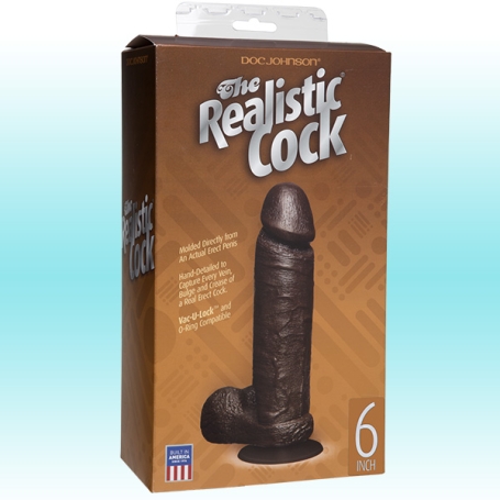 Фаллос Realistic Cock 6", Doc Johnson