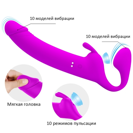 Страпон безремневой Zanini